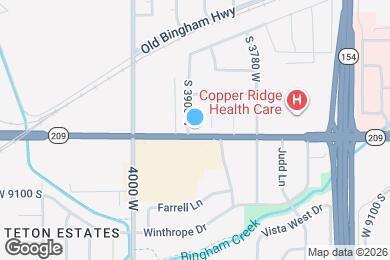 Map image of the property - 8989 S 3900 W