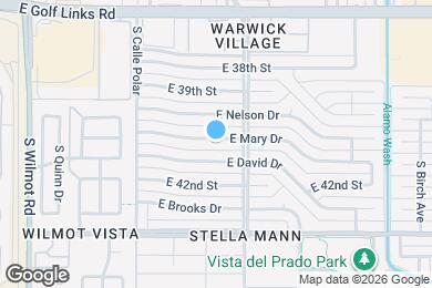 Map image of the property - 6632 E Mary Dr