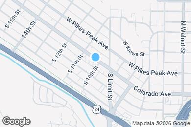 Map image of the property - 1003 W Colorado Ave