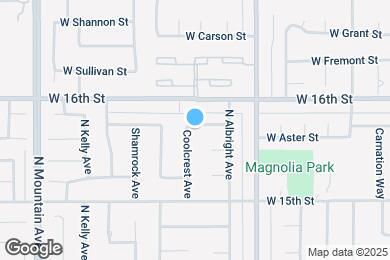 Map image of the property - 1572 Coolcrest Ave