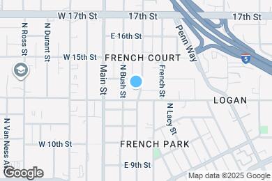 Map image of the property - 1310 N Spurgeon St