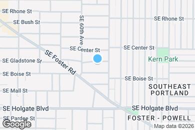 Map image of the property - 6110 SE Gladstone St