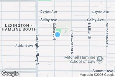 Map image of the property - 100 Oxford St N