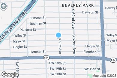 Map image of the property - 6301 Mayo St