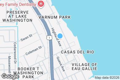 Map image of the property - 2125 Highland Ave