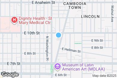 Map image of the property - 921 Alamitos Ave