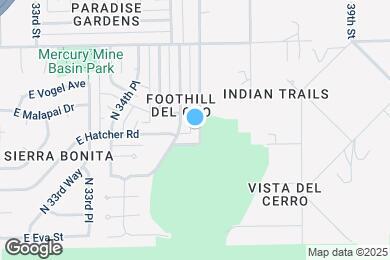 Map image of the property - 9410 N 36th St