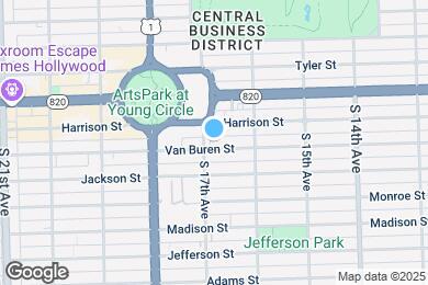 Map image of the property - 1651 Van Buren St