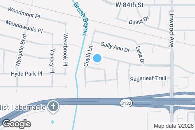 Map image of the property - 610 Darinda Ln