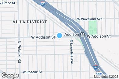 Map image of the property - 3741 W Addison St