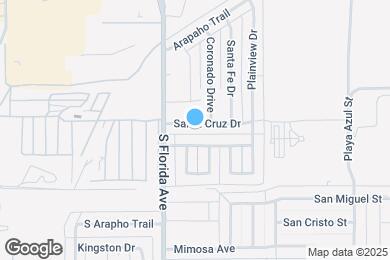 Map image of the property - 810 Santa Cruz Dr