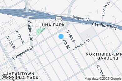 Map image of the property - 855 N 17th St