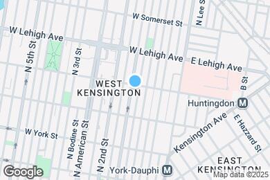 Map image of the property - 2547 N Hancock St