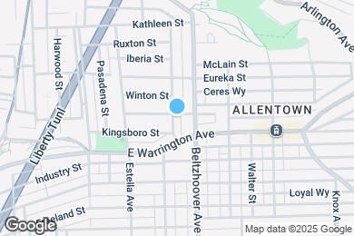 Map image of the property - 95 Craighead St