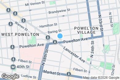 Map image of the property - 3701 Powelton Ave