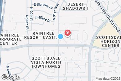Map image of the property - 9220 E Raintree Dr