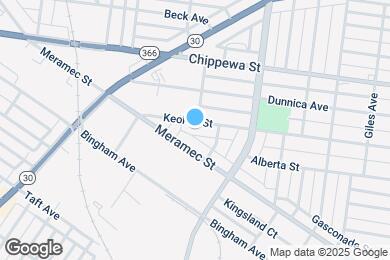 Map image of the property - 3968 Keokuk St
