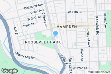 Map image of the property - 3503 Falls Rd