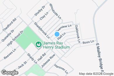 Map image of the property - 1205 Hall Rd