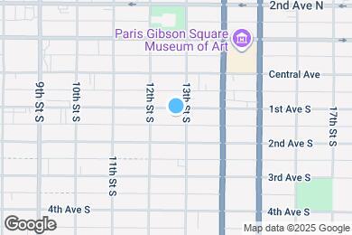 Map image of the property - 1222 1st Ave S