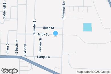Map image of the property - 1413 Hardy St