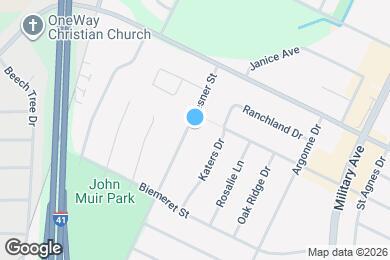 Map image of the property - 1409 Wiesner St