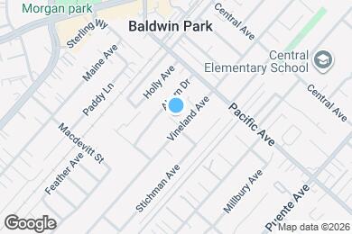 Map image of the property - 3721 Vineland Ave