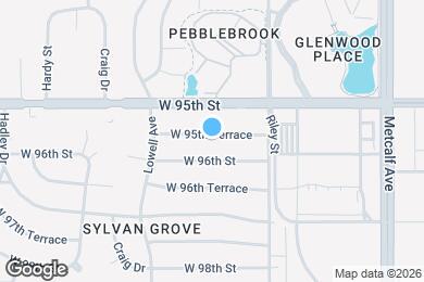 Map image of the property - 7625 W 95th Terrace