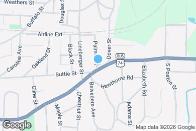 Map image of the property - 801 E Marion St