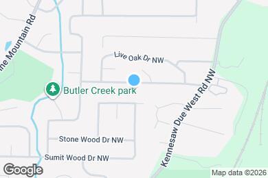 Map image of the property - 1406 Sycamore Dr NW