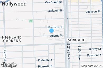 Map image of the property - 2215 Adams St