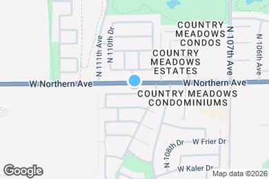 Map image of the property - 11024 W Lane Ave