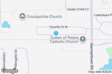 Map image of the property - 8679 Courtly Cir S