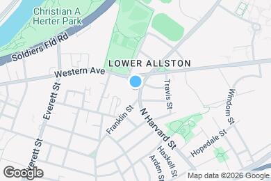 Map image of the property - 215 N Harvard St