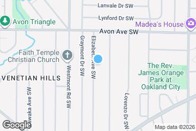 Map image of the property - 1280 Elizabeth Ave SW