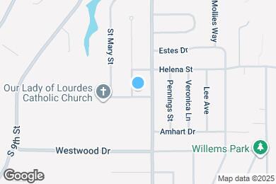 Map image of the property - 1110 Lourdes Ave