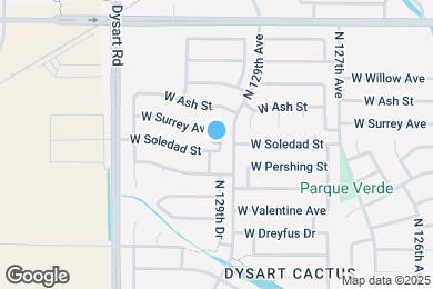 Map image of the property - 12902 W Soledad St