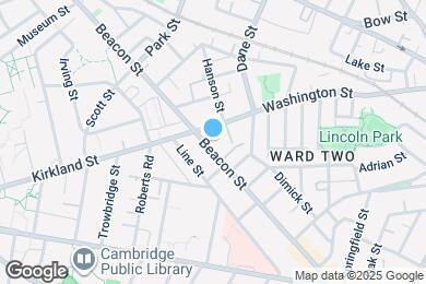 Map image of the property - 117 Beacon St
