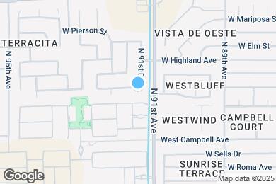 Map image of the property - 9117 W Hazelwood St