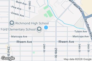 Map image of the property - 2811 Tulare Ave