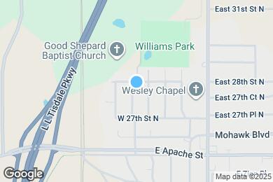 Map image of the property - 2737 N Cheyenne Ave