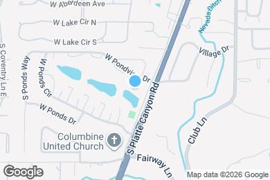 Map image of the property - 4192 W Pondview Dr