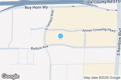Map image of the property - 7285 Arroyo Crossing Pkwy