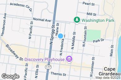 Map image of the property - 601 North St