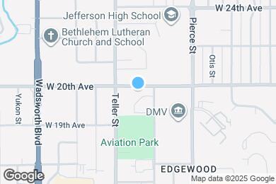 Map image of the property - 7080 W 20th Ave