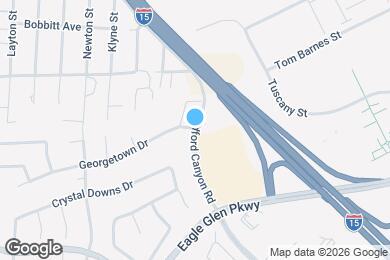 Map image of the property - 1999 Bedford Canyon Rd