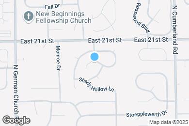 Map image of the property - 2021 Twin Leaf Ct