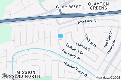 Map image of the property - 6607 Escondido Dr