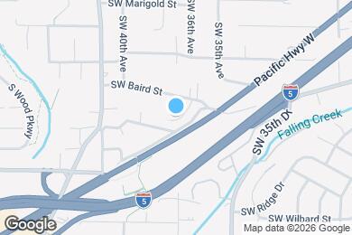 Map image of the property - 3640 SW Baird St