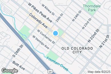 Map image of the property - 2409 W Colorado Ave